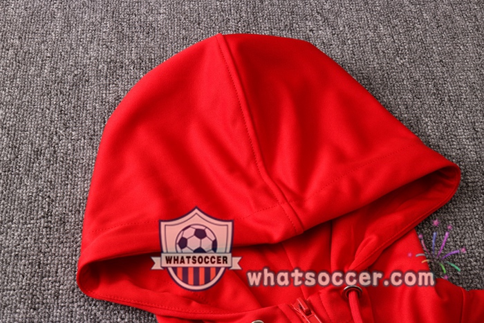 Pairis PSG Jordan Red Hooded Jacket 2020-2021
