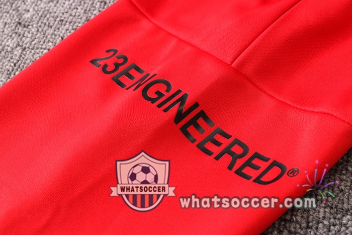 Pairis PSG Jordan Red Hooded Jacket 2020-2021