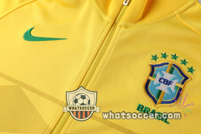 Brazil Yellow Training Jacket 2020-2021