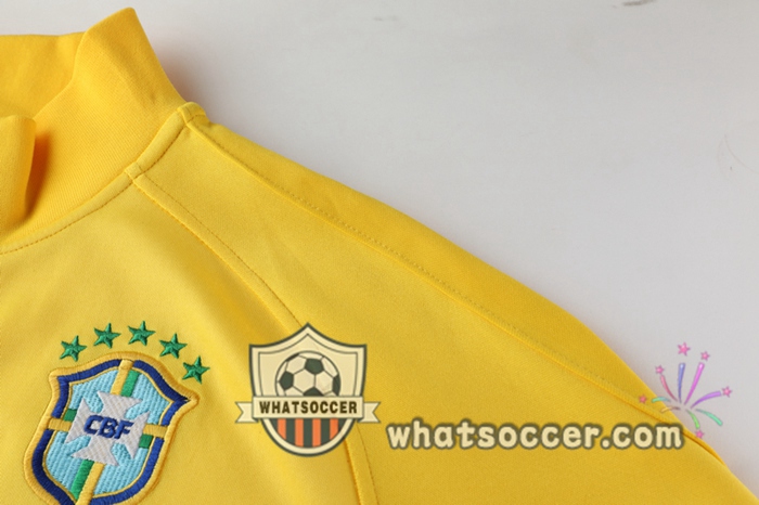 Brazil Yellow Training Jacket 2020-2021