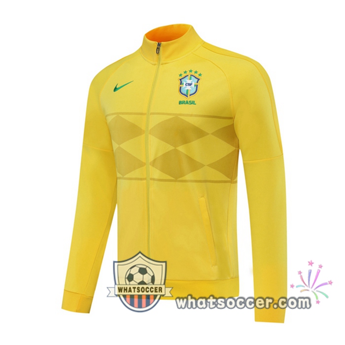 Brazil Yellow Training Jacket 2020-2021