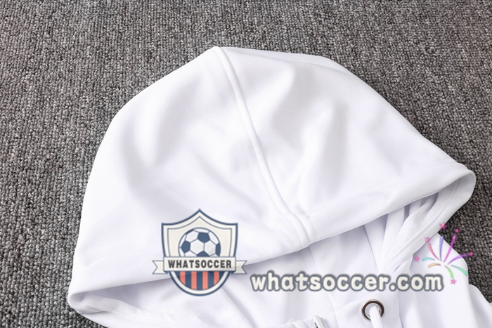 Pairis PSG Jordan White Hooded Jacket 2020-2021