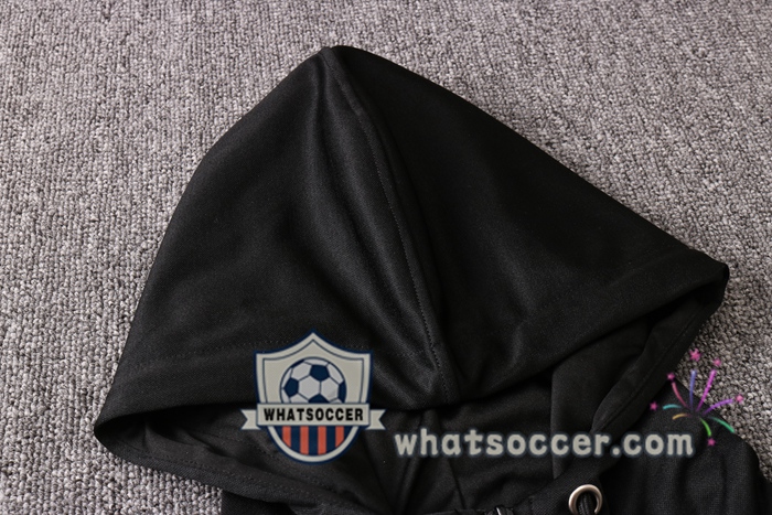 Pairis PSG Jordan Black Hooded Jacket 2020-2021