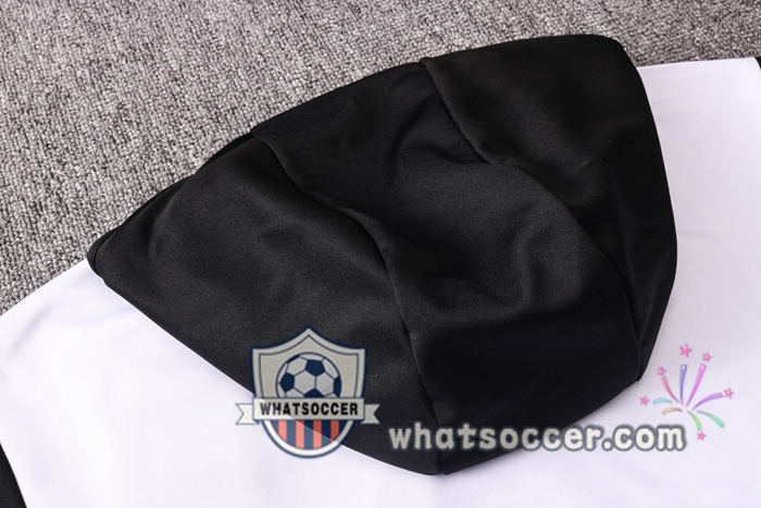 Pairis PSG Jordan White Black Hooded Jacket 2020-2021
