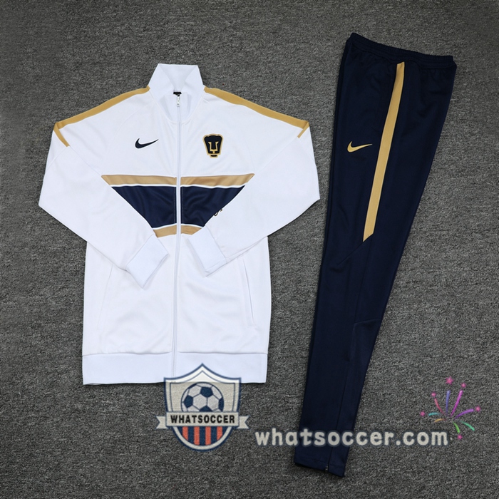 Pumas UNAM White Training Jacket 2020-2021