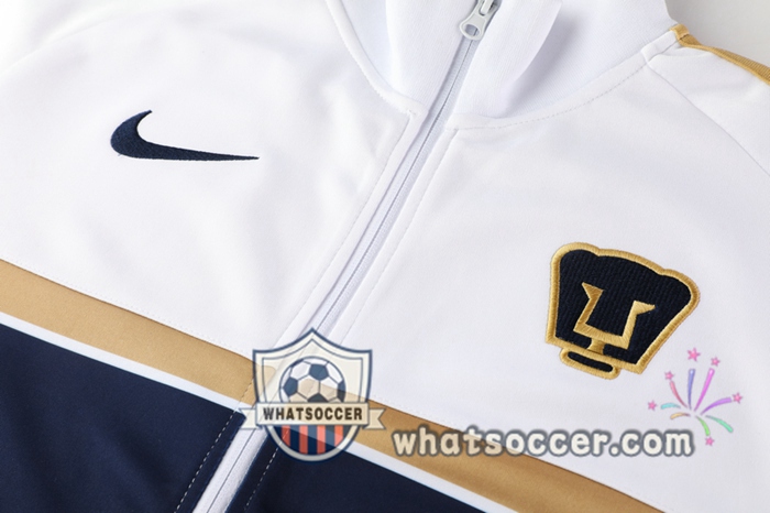 Pumas UNAM White Training Jacket 2020-2021