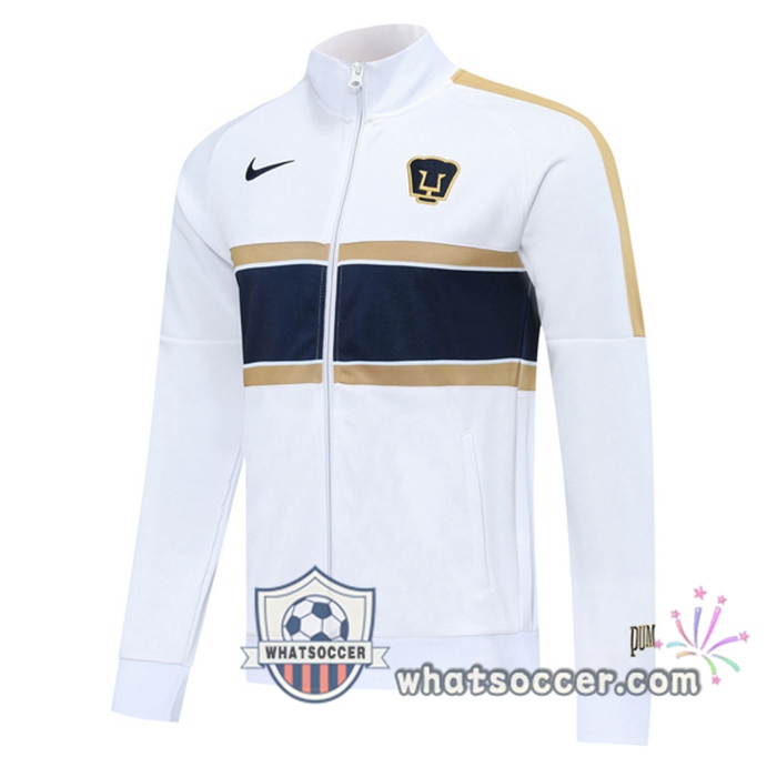 Pumas UNAM White Training Jacket 2020-2021