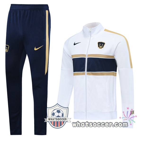 Pumas UNAM White Training Jacket 2020-2021