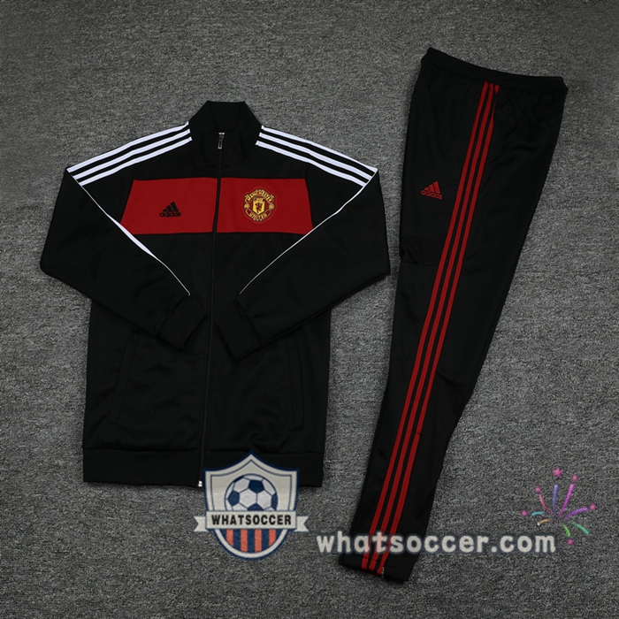 Manchester United Black Training Jacket 2020-2021