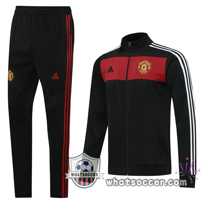 Manchester United Black Training Jacket 2020-2021