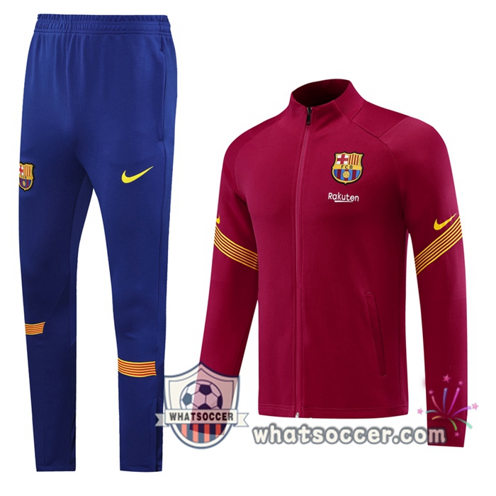 FC Barcelona Red Training Jacket 2020-2021