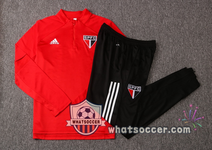 Sao Paulo FC Red Tracksuit 2020-2021
