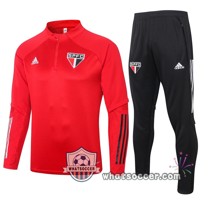 Sao Paulo FC Red Tracksuit 2020-2021