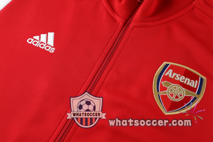 Arsenal Red White Training Jacket 2020-2021