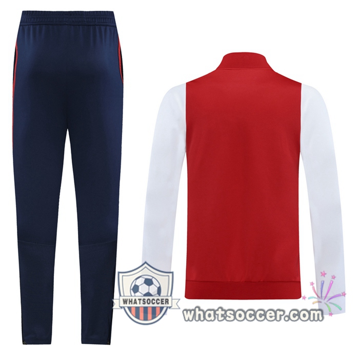 Arsenal Red White Training Jacket 2020-2021