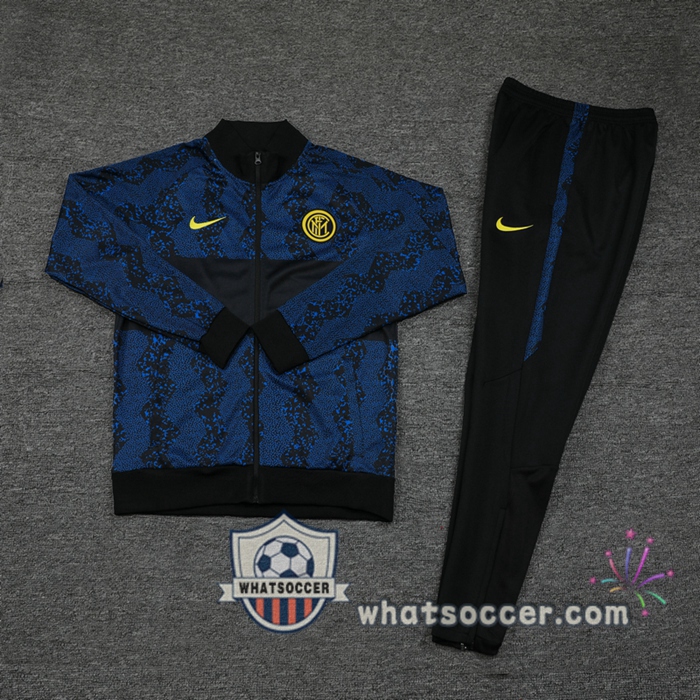 Inter Milan Blue Black Training Jacket 2020-2021