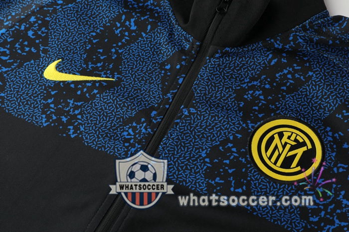Inter Milan Blue Black Training Jacket 2020-2021