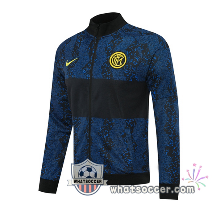 Inter Milan Blue Black Training Jacket 2020-2021