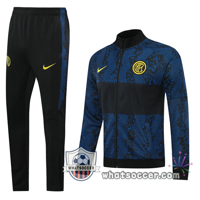 Inter Milan Blue Black Training Jacket 2020-2021