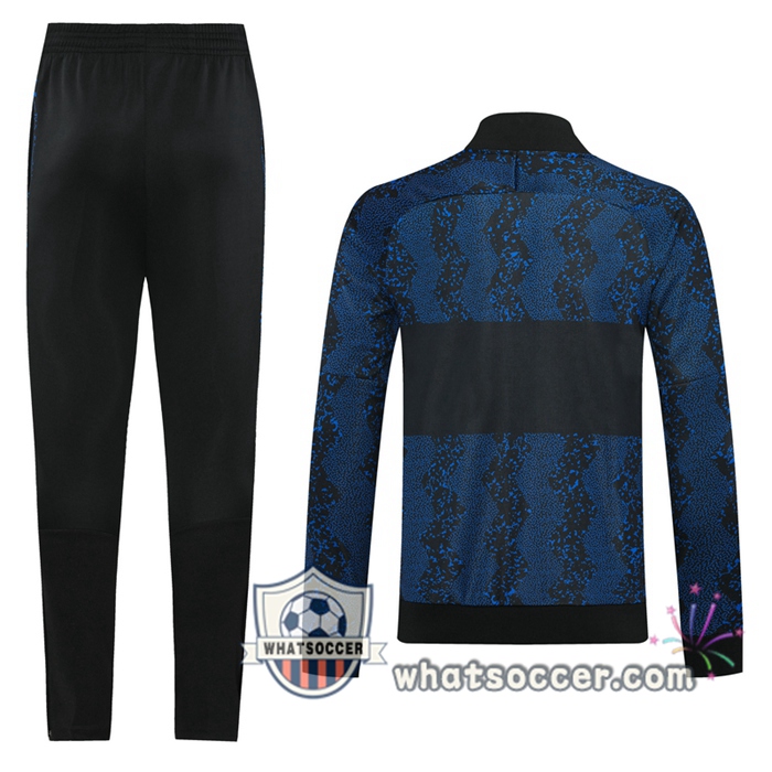 Inter Milan Blue Black Training Jacket 2020-2021