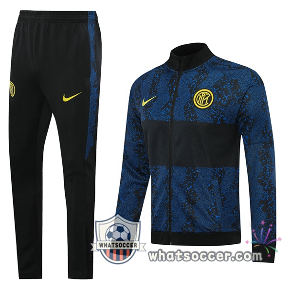 Inter Milan Blue Black Training Jacket 2020-2021