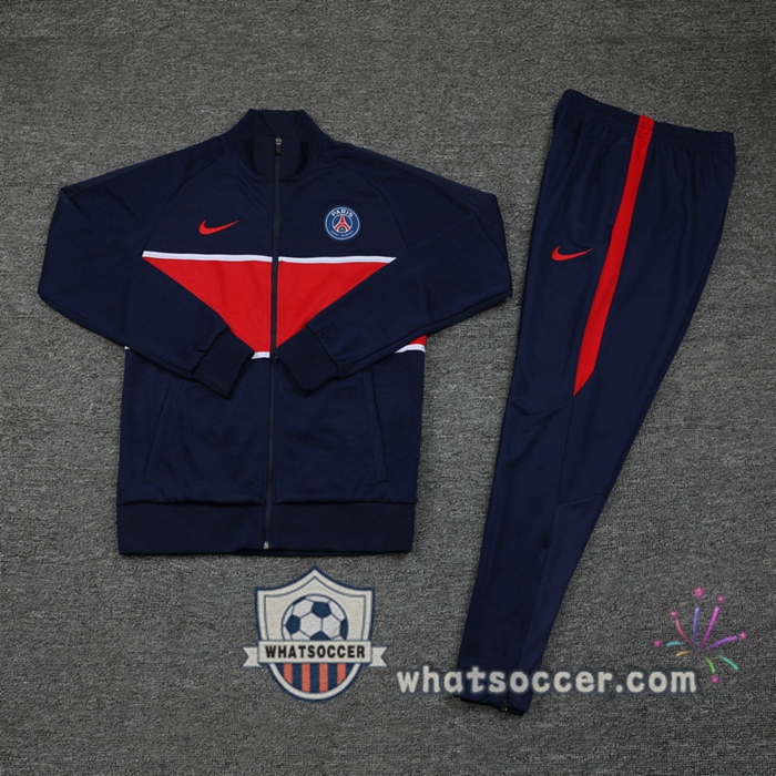 Pairis PSG Blue Red Training Jacket 2020-2021