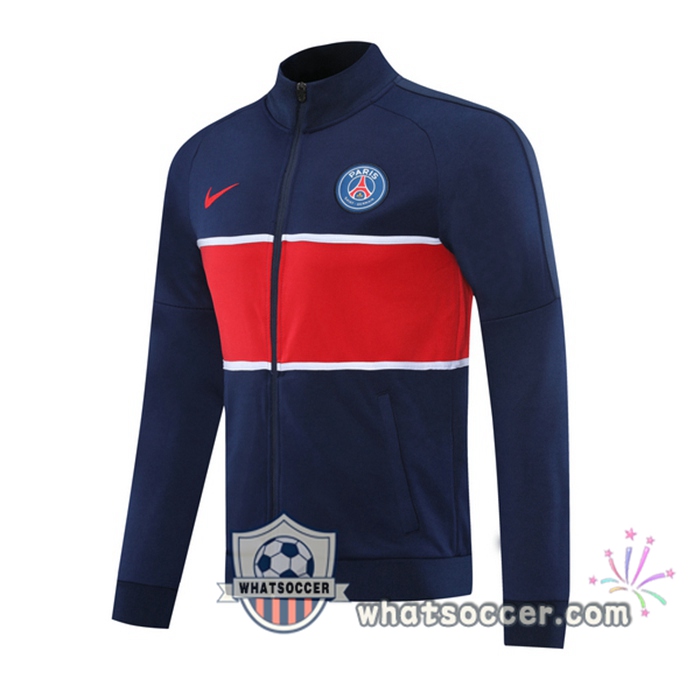 Pairis PSG Blue Red Training Jacket 2020-2021