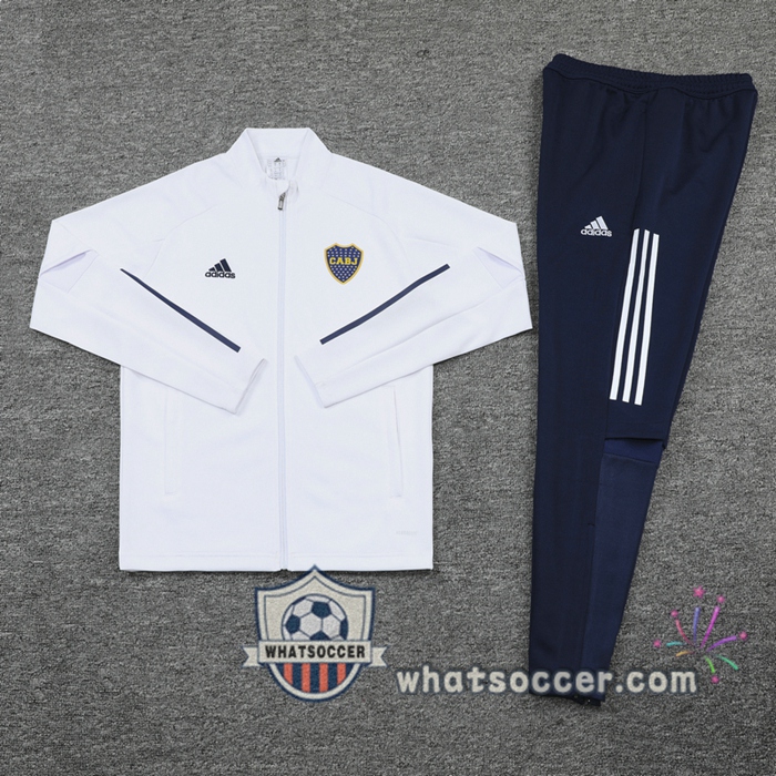 Boca Juniors White Training Jacket 2020-2021