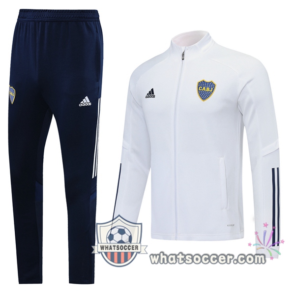 Boca Juniors White Training Jacket 2020-2021