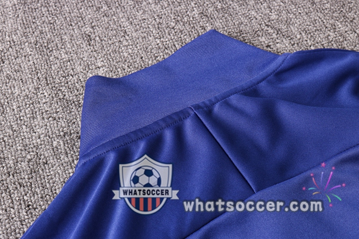 Atletico Madrid Blue Red Training Jacket 2020-2021