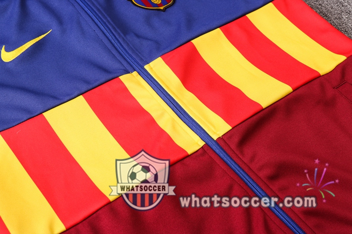 Atletico Madrid Blue Red Training Jacket 2020-2021