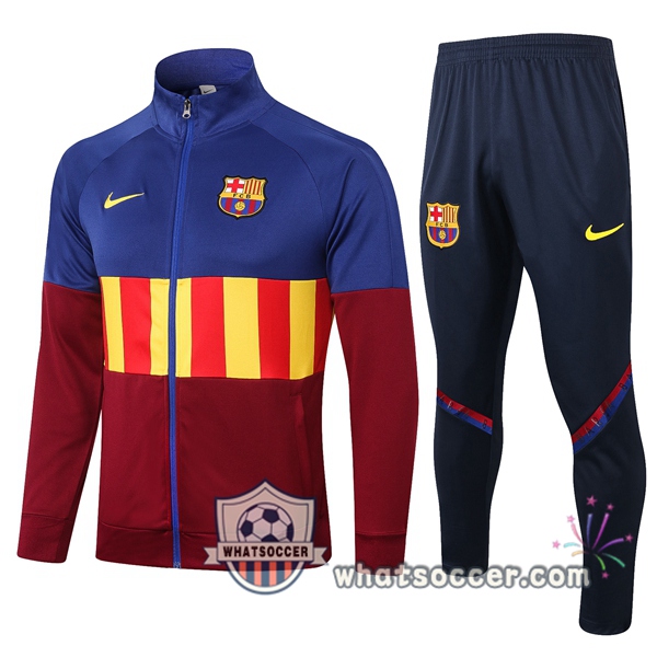 Atletico Madrid Blue Red Training Jacket 2020-2021