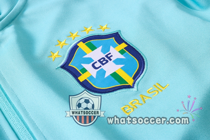 Brazil Blue Training Jacket 2020-2021