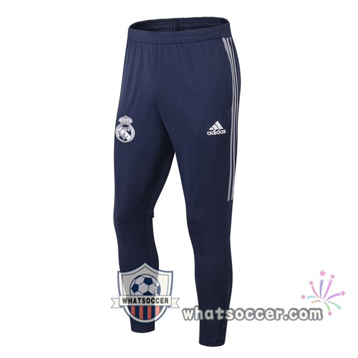 Real Madrid White Blue Royal Tracksuit 2020-2021