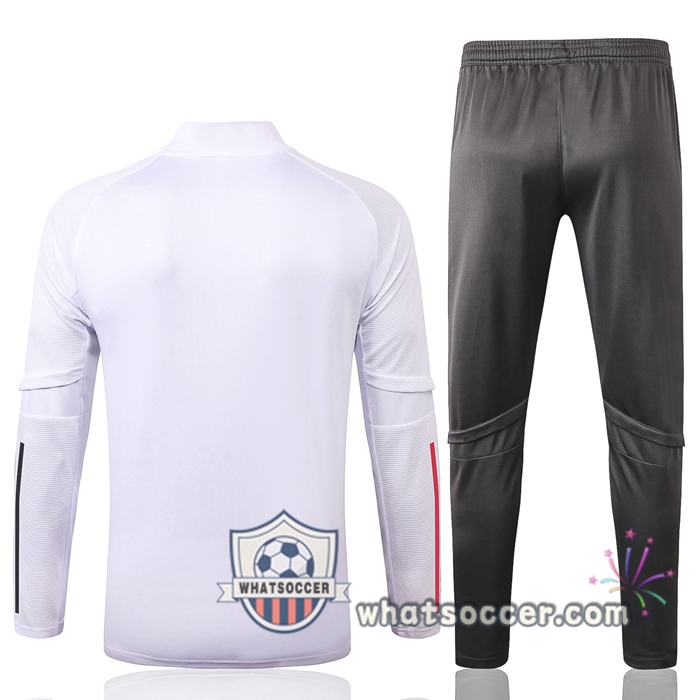 Real Madrid White Tracksuit 2020-2021
