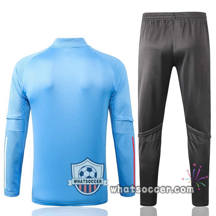 Real Madrid Blue Tracksuit 2020-2021