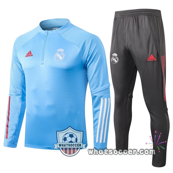 Real Madrid Blue Tracksuit 2020-2021