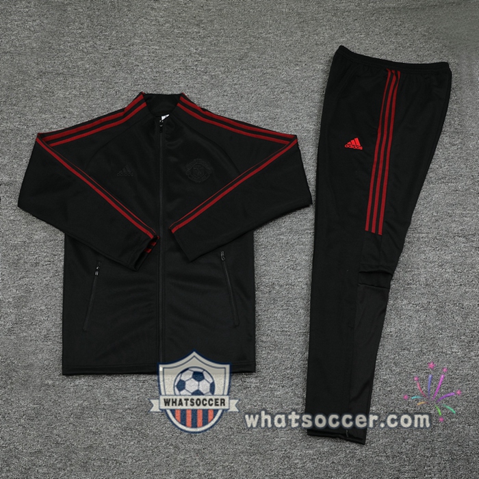 Manchester United Black Training Jacket 2020-2021