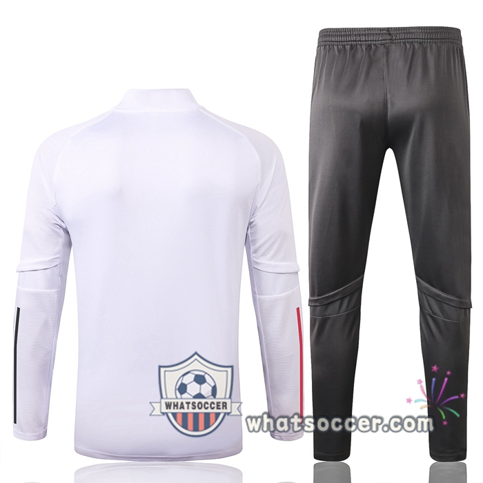 Real Madrid White Training Jacket 2020-2021