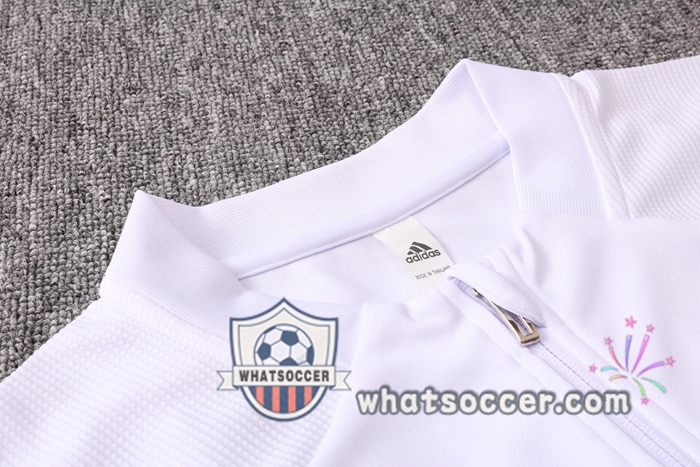 Real Madrid White Training Jacket 2020-2021