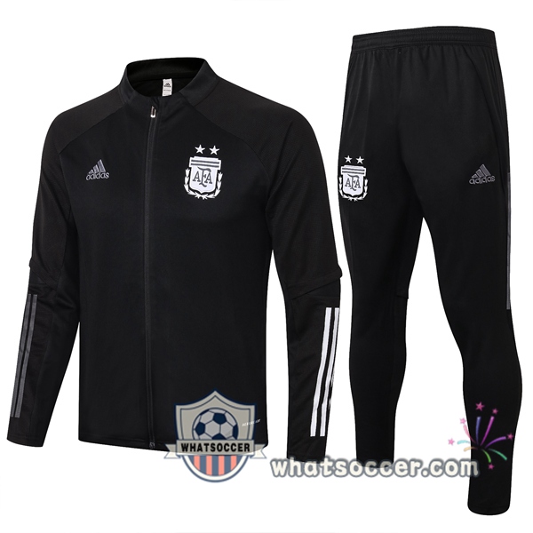 Argentina Black Training Jacket 2020-2021