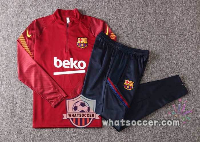 FC Barcelona Red Tracksuit 2020-2021