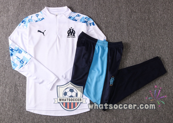 Olympique de Marseille White Tracksuit 2020-2021