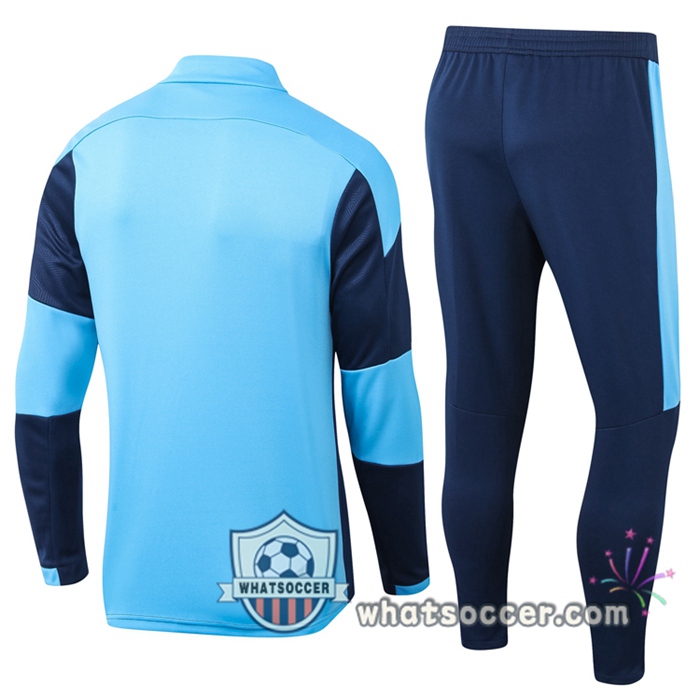 Olympique de Marseille Blue Tracksuit 2020-2021