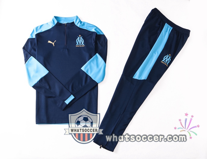 Olympique de Marseille Blue Tracksuit 2020-2021