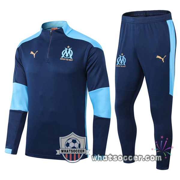 Olympique de Marseille Blue Tracksuit 2020-2021