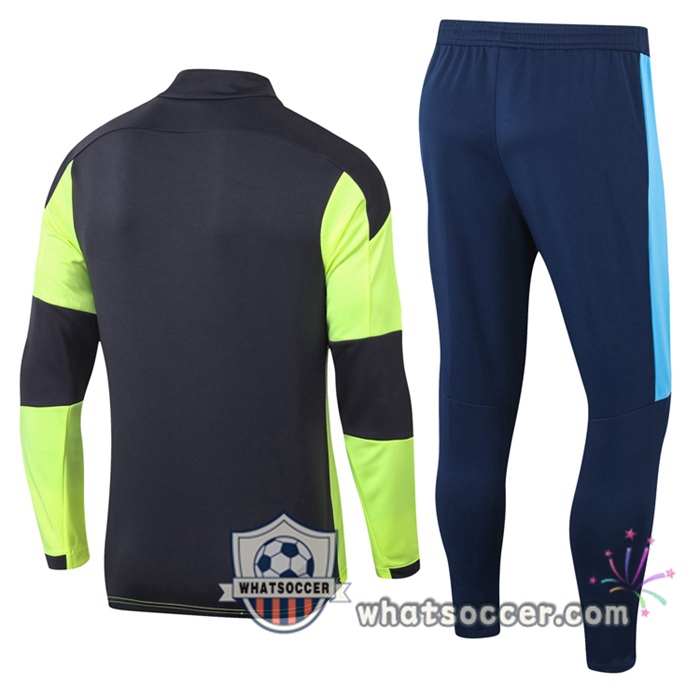 Olympique de Marseille Green Tracksuit 2020-2021