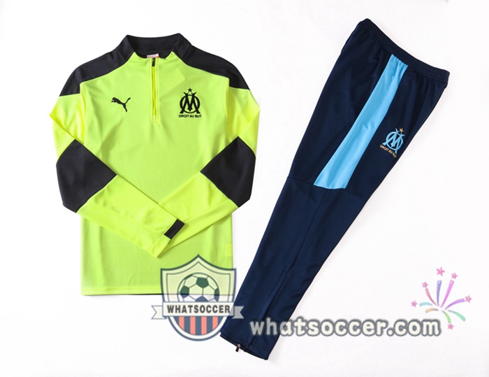 Olympique de Marseille Green Tracksuit 2020-2021