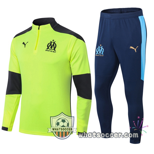 Olympique de Marseille Green Tracksuit 2020-2021