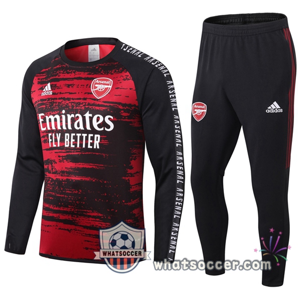 Arsenal Black Red Tracksuit 2020-2021